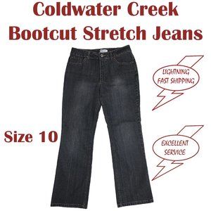 Coldwater Creek Bootcut Stretch Jeans Size 12 EUC
